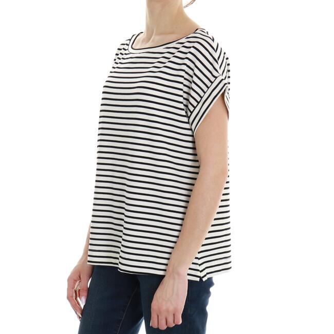 T-SHIRT RIGHE VICOLO - Mad Fashion | img vers.650x/